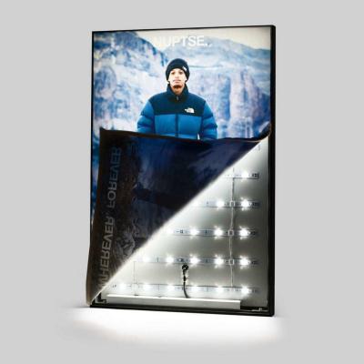 China High Quality Movable Light Box 85*250*12CM Free Outdoor Stretch Fabric SEGO For Trade Show Fabric Light Box for sale