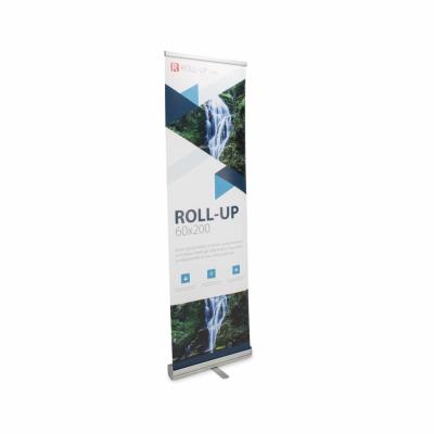 China Waterproof high quality 100% polyester thermal transfer printing roll up banner stand for trade show for sale