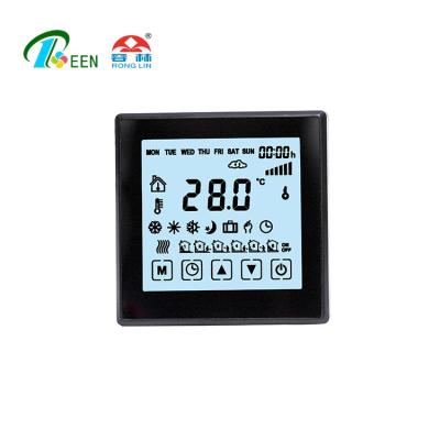 China Simple Home Cheap Smart Touch Screen HAVC Thermostat Wifi Control By Smartphone R302W-GA for sale