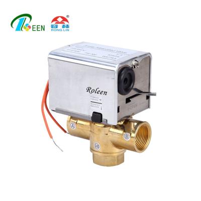 China Motorized On/Off 2-Wire 3-Way Bi-Directional Electric Thermostat Valve RL 8068 for sale