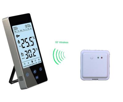 China R310SET Series Modern Ringer 433Mhz 7 Day Programmable Wireless Thermostat RF Room Wireless Thermostat for sale