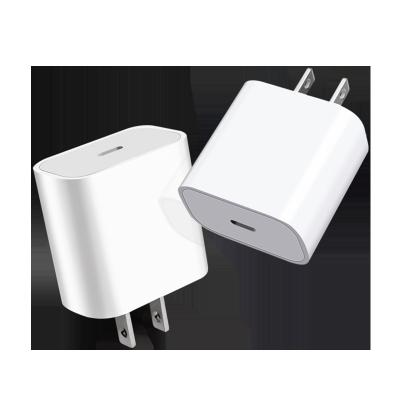 China Mobile Phone PD 18W Charger PD 20W USB-C Fast Power Adapter For Phone 13 proMAX Fast Charger for sale