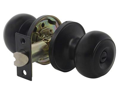 China Modern Door Lockset Bronze Privacy Windows Door Knob Interior Keyless Privacy Door Knob Oil Rubbed Bronze Exterior Lock Set for sale