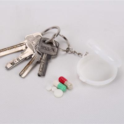 China Red and White Circles Ring Pill Case Pocket Medicine Small Eco-Friendly Master Box for sale