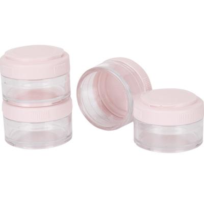 China Eco Friendly Pink Pill Box 4 Equal Size Bottles Pill Organizer Box for sale