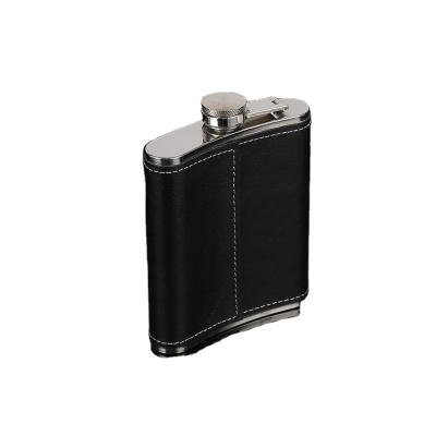 China Metal Costom Good Quality Best Selling PU Hip Flask for sale