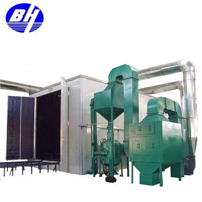 China Construction worksÂ   sandblast cabinets/sand blast room/sand blast cabinet for sale