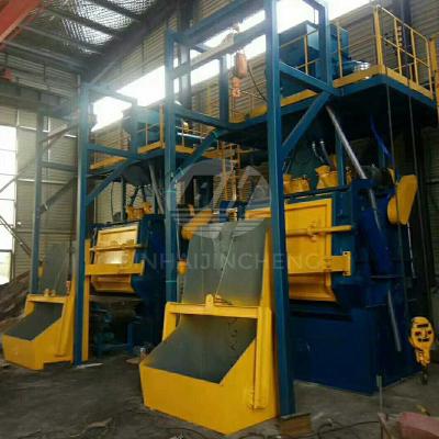 China Building Material Shops Sand Equipment Belt Shot Blasting Peening Machine For Exterior Cleaning for sale