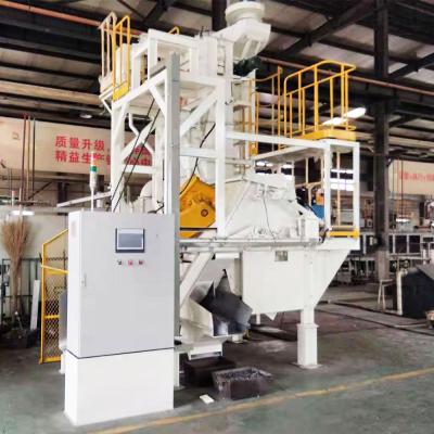 China Building material stores advanced barrel dumble tilting drum shot blasting abrator rolling machine for sale