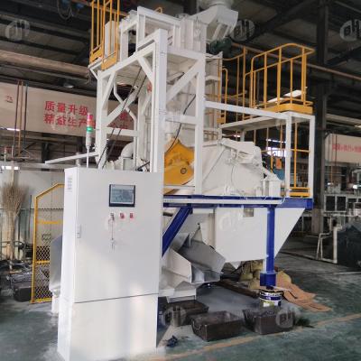 China High Quality Automatic Building Material Stores Rotary Drum Shot Blasting Machine With Loading And Unloading System for sale