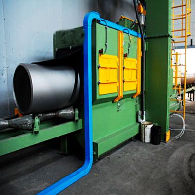 China Building material shops automatic roller conveyor steel pipe/steel tube shot blasting machine shot blasting equipment for interior outer wall derusting for sale