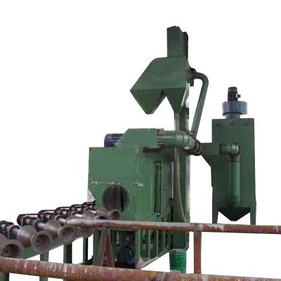 China Steel Pipe Steel Plate Profile Pipe Angle Shot Blasting Painting Machine for sale