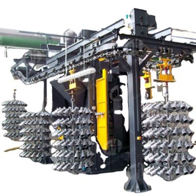 China Building Material Shops Hook Continuous And Stepping Pass Through Type Suspension Shot Blasting Machine for sale