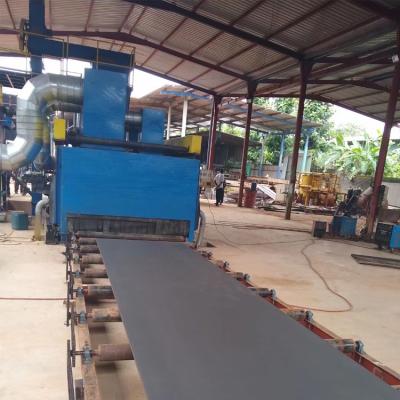 China Building Material Stores RFQ Steel Plate Roller Conveyor Shot Blasting Machine for sale