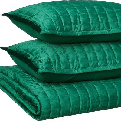 China Winter Fire Retardant Fleece Velvet Polyester Warm Embroidery Bedding Set King Size Flannel Sheet Comforter Blanket for sale