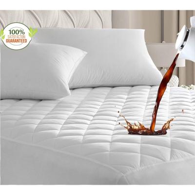 China Waterproof King Size Mattress Protector, Waterproof Quilted Hood Pad, Pocket, Deep Soft Comfortable, Breathable for sale