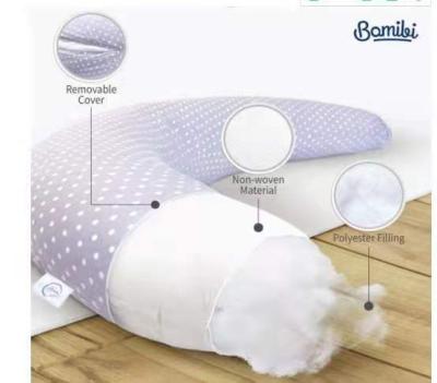 China U shape multifunctional anti-static baby arm care washable pillow for breastfeeding for sale