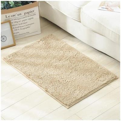 China Luxury Non Slip Non Slip Chenille Bath Mats For Bathroom Extra Soft Absorbent Shaggy Microfiber Machine-Washable Blankets for sale