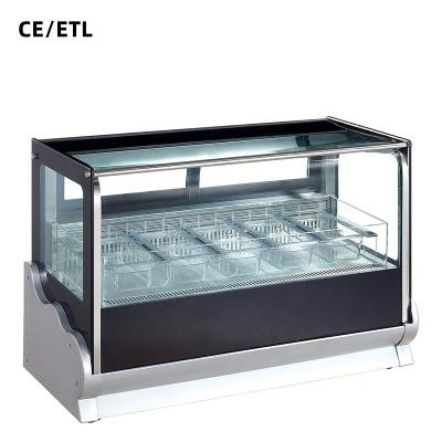 China Good Quality Commercial Freezer Factory Display Showcase Hottest Ice Cream Single-temperature Direct Supply Ice Cream Freezer for sale