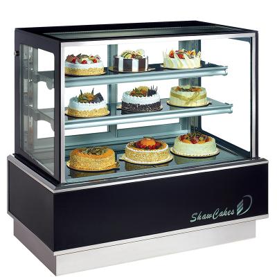 China Double-temperature Professional Commercial Shop Cake Display Refrigerator Bakery Display Cake Showcase for sale