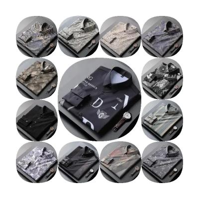 China OEM/ODM Whosale Viable High Quality Men's Long Sleeve Shirts Digital Printing Fashion For Men for sale