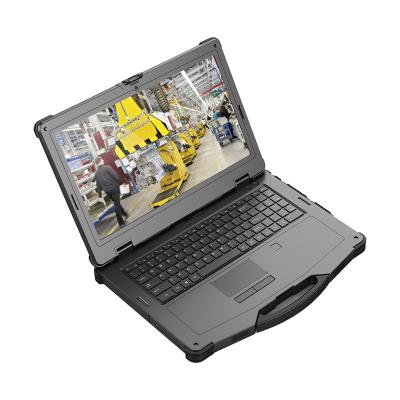 China Wireless 11 Generation CPU i5 i7 Rugged Laptop 15.6 Inch Industrial Laptop Computer for sale