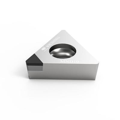 China ISO N/ISO O High Precision CNC Diamond PCD Tilted Tool Turning Insert with MND10 Material TCGW/TCGT for Full Integral Aluminum Face for sale