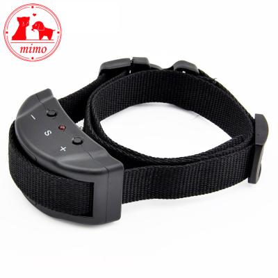 China Pet Training Hot Selling Anti Bark No Barking Electric Shock Remote Vibration Dog Training Collar for sale