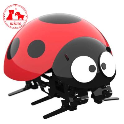 China Viable Smart Escape Electronic Pet Toys Running Ladybug Toy Pet Action Figure Drum Music Dance for sale