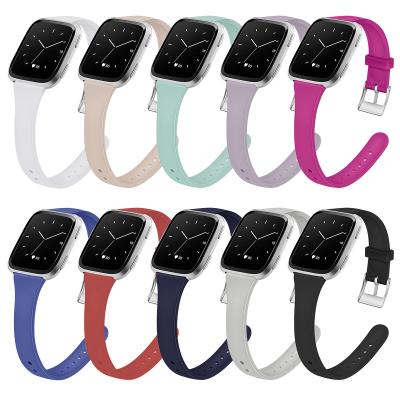 China Embellish Soft Silicone Safe Adjustable Band For Versa/Versa Lite Band Wristband Strap Watch Bands for sale