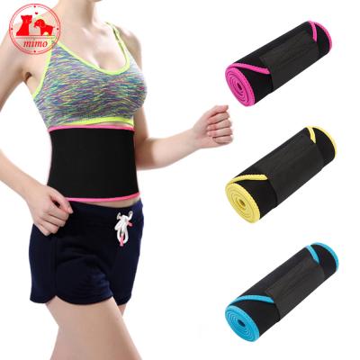 China Adult Women Sweated Body Suit Waist Trimmer Belt For Women Gym Jogging Adjustable Sauna Sweated Belt Beauty Waist Support Slimming Belt for sale