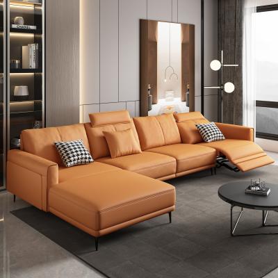 China Wholesale L shape recliner sofa living room furniture electric massage function sofa for sale