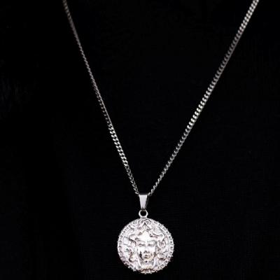 China CLASSIC Custom Design 2.5CM*2.5CM Jellyfish Pendant Necklace Kolye Ucu Necklaces for Woman Stainless Steel for sale