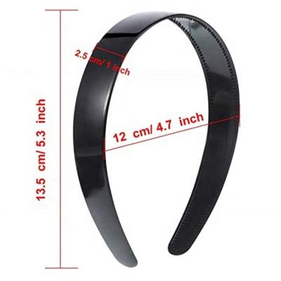 China Fashion Hair Accessories Plastic Headband For Girls And Women for sale