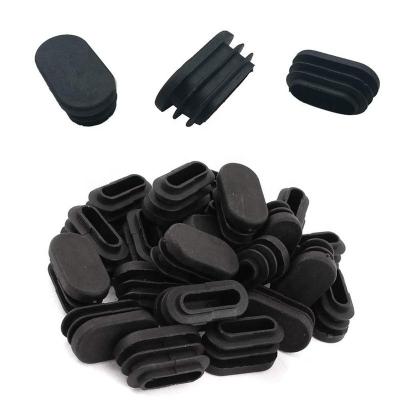 China Oval Plastic Chair Hole Plugs Inner Socket Tube Cover Bezel for sale