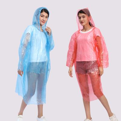 China Fashion 100% Raincoat Disposable Poncho Raincoat Wholesale Waterproof Rain Coat Customizable Logo for sale