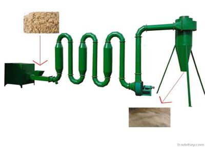 China Equipo de sequía del pedazo de madera de la biomasa de la máquina del secador del serrín del aire 400 - 500 kilogramos en venta