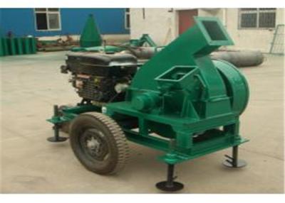 China Diesel Wood Chipper Machine For Garden Wood Cutter 25 - 35 mm Chips for sale