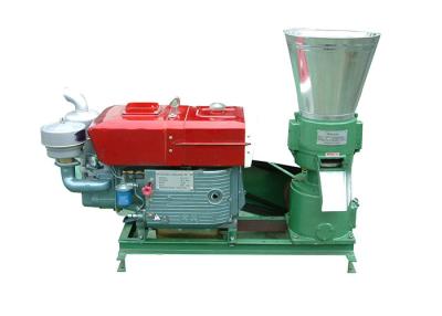 Chine KL200 le type diesel granule de la capacité 200kg/h d'herbe de noix de coco d'alimentation des animaux fraise la machine pour la ferme avicole à vendre