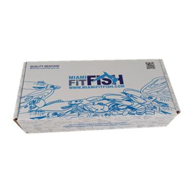 China B/E Paper Packaging Box Recyclable Eco-Friendly Durable Flute Corrugated Paper Packaging Box Wholesale Boxes Custom Logo For Food for sale