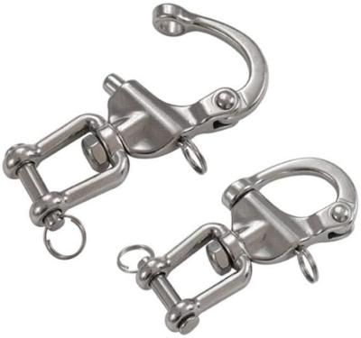 China Heavy Industry 304 Stainless Steel 316 Snap Shackle Boat Anchor Adjustable Clasp for sale