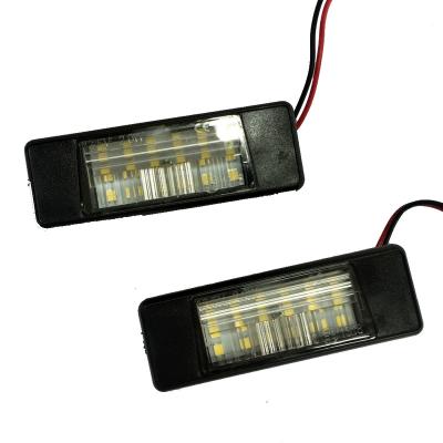 China Plastic+Aluminum LED License Plate Light Lamp For Nissan Juke Versa Note Primera P12 Teana R51 Qashqai J10 J11 Pathfinder for sale