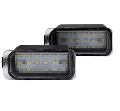 China Aluminum + PC LED Number License Plate Lights For Ford C-MAX Mondeo BA7 Kuga Grand Galaxy JAGUAR for sale