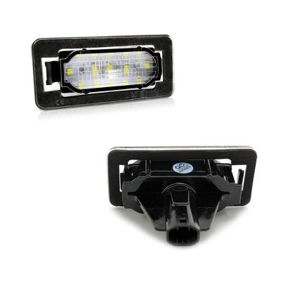 China Aluminum + PC car led license plate lamp error free canbus led license plate light for Toyota Corolla 2014-2019 for sale