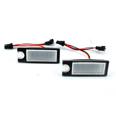 China Plastic+Aluminum Best Selling Products LED License Plate Lamp For Volvo xc90 v70 cx70 s60 s80 exterior car license plate replacement lights for sale