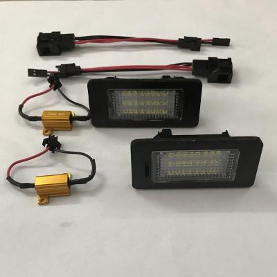 China Error free Plastic+Aluminum canbus car LED license plate light for AUDI A1 A3 A4 S4 B8 A5 S5 8T A6 C7 4G A7 4G Q3 8U Q5 8R TT 8J for sale