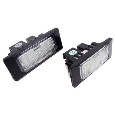 China Error Free Aluminum+plastic LED License Plate Light For Audi A4 A5 S5 Q5 TTT TTS A1 A7 RS5 TTRS A6 C7 for sale