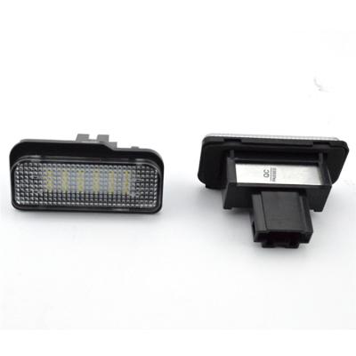 China New Upgrade Plastic+Aluminum Auto Parts LED License Plate Light Easily Installation For BENZ W203 W211 W219 for sale