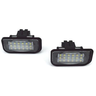 China Plastic+Aluminum High Power 12v 6500k LED License Plate Light For BENZ W203 4D Sedan for sale