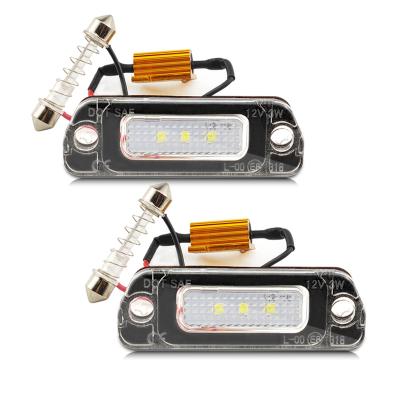 China Aluminum + PC For Benz ML Class W163 55 AMG 230 270 400 430 550 GL 320 350 420 450 R 280 License Number Number Plate Led Light 300 320 By 350 for sale